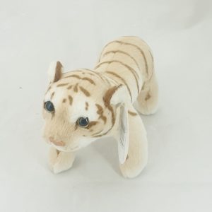 PLUSH STANDING CHAMPAGNE TIGER 20CM