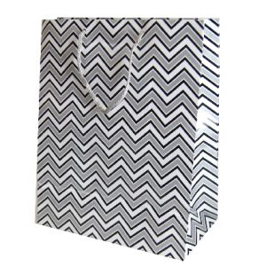 GIFTBAG BLACK/WHITE ZIG ZAK