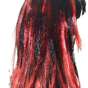 DEVILS WIG RED/BLACK