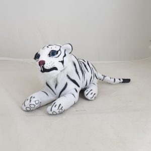 TIGER LAYING WHITE TIGER16CM