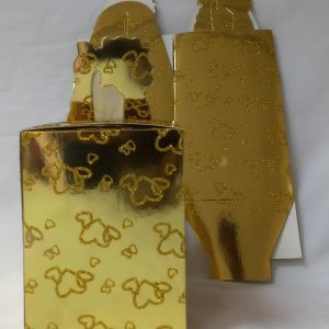 GIFT BOX 3 PCS GOLD 15X11.5X11.5CM