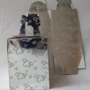 GIFT BOX 3 PCS SILVER 15X11.5X11.5CM