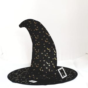 HALLOWEEN WITCH HAT W/BUCKLE