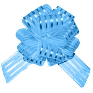 PULL BOWS L/BLUE 139X5CM