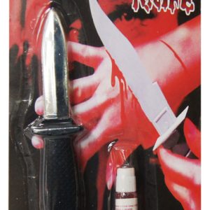 BLEEDING FAKE BLOOD KNIFE