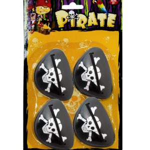 PIRATE EYE PATCH SET OF 4
