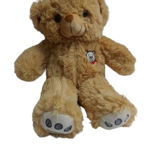 TEDDY BEAR BEIGE  WITH PATCH