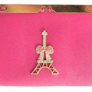PURSE LADIES PINK 21X10.5CM