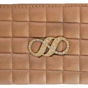 LADIES WALLET BROWN 21X10.5CM