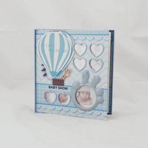 ALBUM PHOTO B/BOY 120 SHEETS 4X6" BLUE