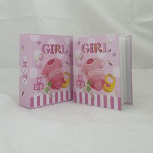 PHOTO ALBUM BABY GIRL 4X6" 40 PHOTOS