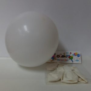 BALLOONS WHITE 12`  10PCS