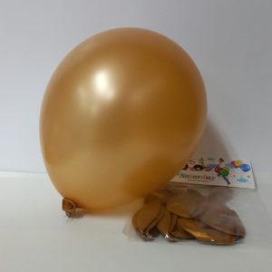 BALLOONS GOLD 12`  10PCS
