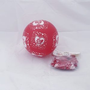 BALLOONS RED W LOVE YOU HEARTS 12PCS