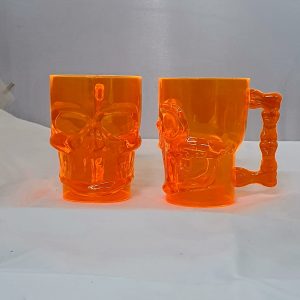 HALLOWEEN BEER MUG ORANGE 13CM