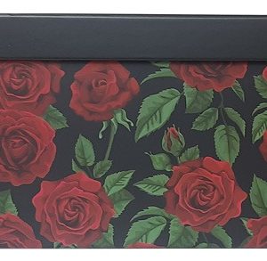 GIFTBOX 9`S BLACK/ROSES 36.4X28.2X16.5C