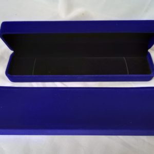 BOX VELVET BRACELET R/BLUE21.5X5.3X25 CM