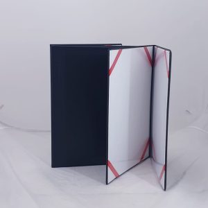 A4 PVC CERTIFICATE HOLDER BLACK