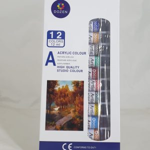 ACRYLIC COLOUR SET 12PCS