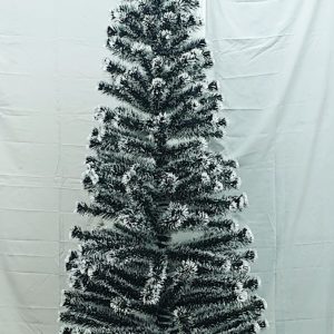 CHRISTMAS TREE GN W/FIB/OPTIC/LIGH 2.4MT