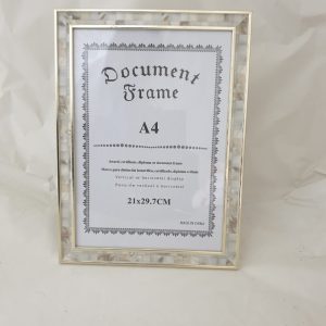 A4 FRAME COLOURD/GOLD 29.7X21CM