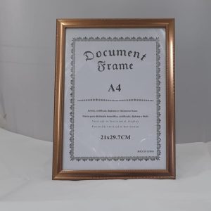 FRAME A4 BRONZE 21X29.7CM