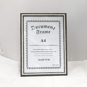 A4 FRAME DARK BROWN/IVORY 29.7X21CM