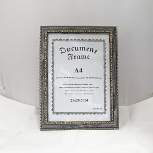 A4 FRAME GOLD/GREY 29.7X21CM