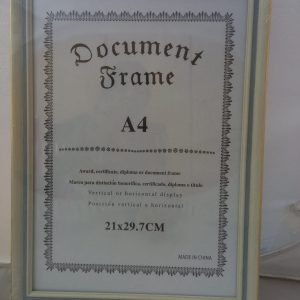 FRAME A4 CR/GREY 21X29.7CM