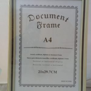FRAME A4 BG/BROWN 21X29.7CM