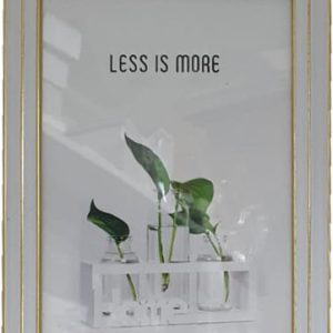 FRAME WHITE/GOLD 6X8"