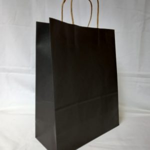 GIFTBAG BLACK  27X22X11CM