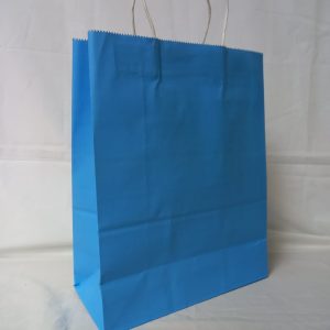 GIFTBAG L/BLUE 27X22X11CM
