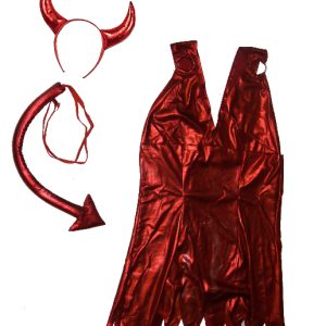 DEVIL COSTUME SPOTTED 3PCS