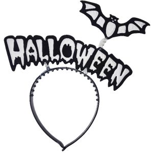 HEADBAND HALLOWEEN WHITE/BLACK
