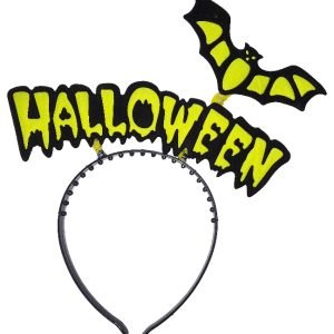 HEADBAND HALLOWEEN YELLOW/BLACK