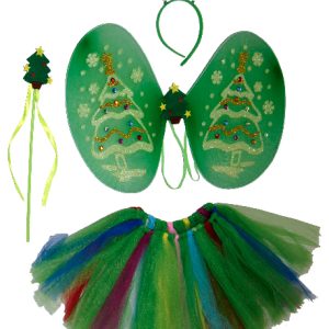 CHRISTMAS FAIRY FASHION COSTUME 4PCS