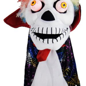 HALLOWEEN H/PUPPET CLOWN B/OPERATED