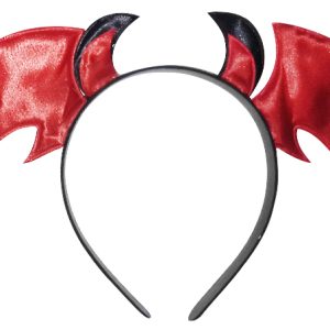 DEVIL ALICE BAND RED/BLACK