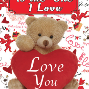 GREETING CARD TO THE ONE I LOVE 33X45CM