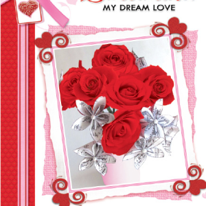 CARDS VALENTINE CARDS 5PCS 18.5X12.7CM