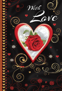 CARDS VALENTINE CARDS 5PCS18.5X12.7CM