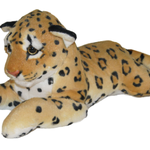 PLUSH LYING BROWN LEOPARD 43LX18HX52CML