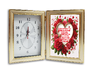CLOCK & FRAME MY ONE AND ONLY 3.5X5"