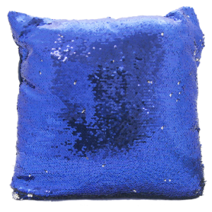 PILLOW BLUE/SL SEQUENCE PILLOW 40X40CM