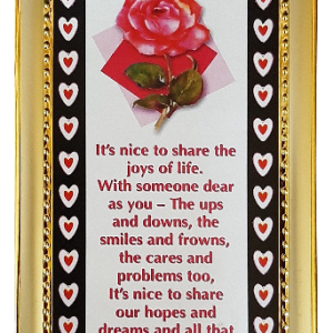 FRAME WITH WORDING NO GLASS