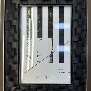 FRAME A4 BLACK/GOLD 29.7X21CM
