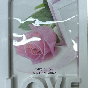 FRAME LOVE WHITE W/LOVE 16.5X11.5CM