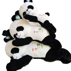 PLUSH PANDA CLIMBING BLACK/WHITE 60CM
