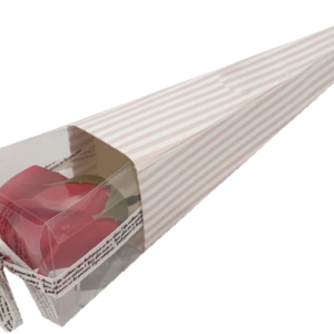 SOAP ROSE SINGLE IN BOX RED 30CM